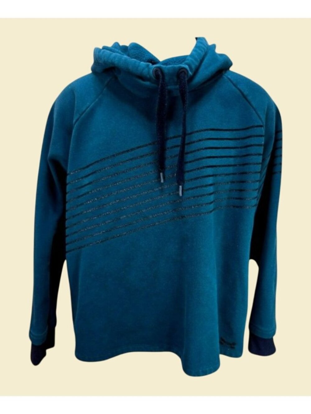 Under Armour Women's Teal Fleece Pullover Cowl Hoodie Large